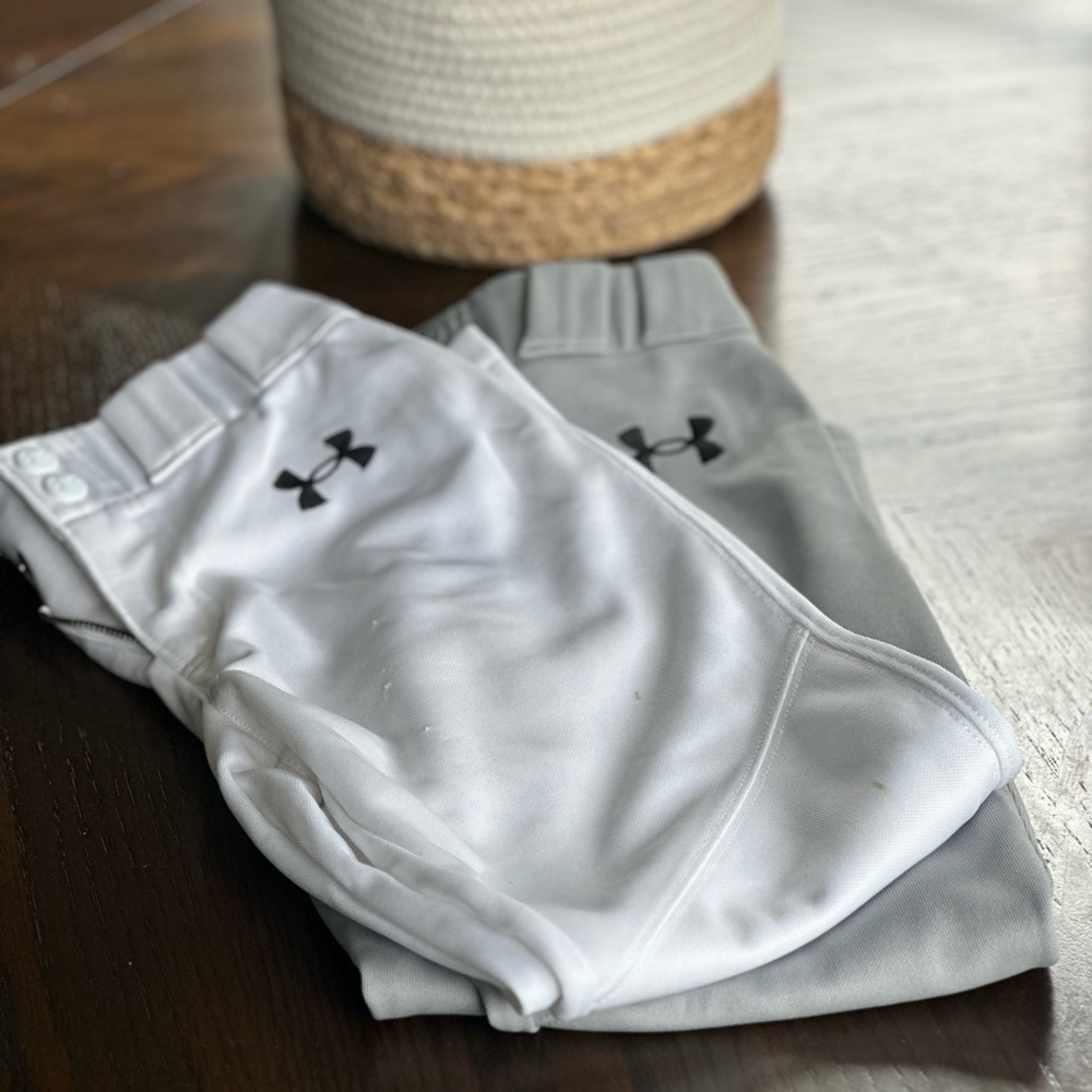 Youth Under Armour Baseball Pants - set of two